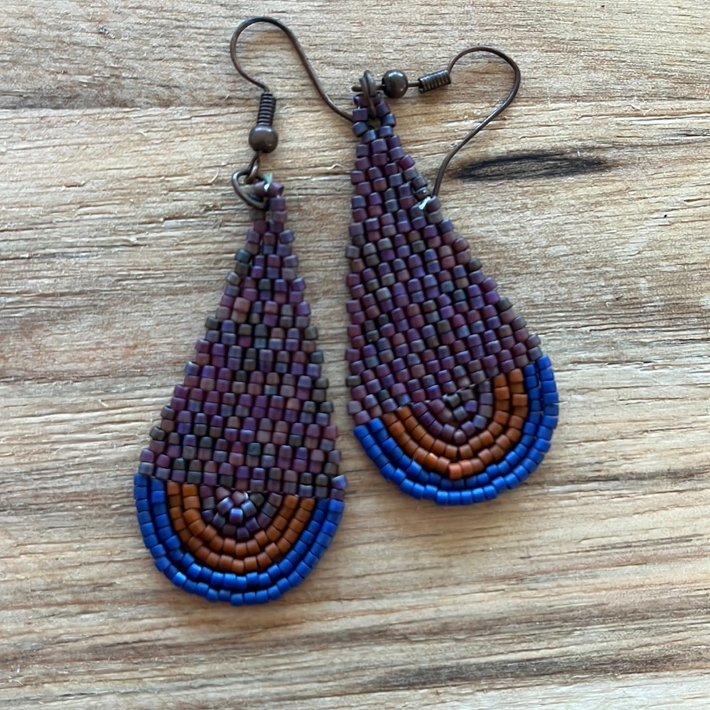 Handmade beaded earrings